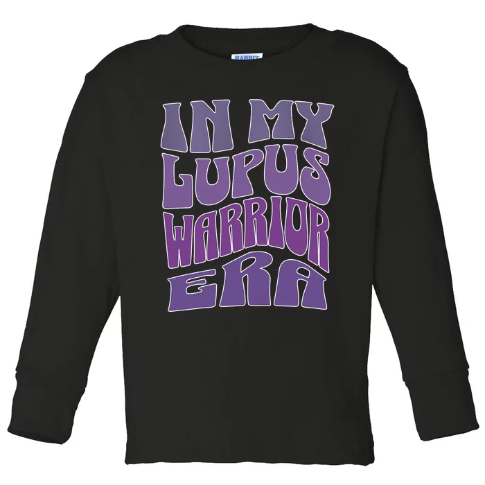 In My Lupus Warrior Era Toddler Long Sleeve Shirt