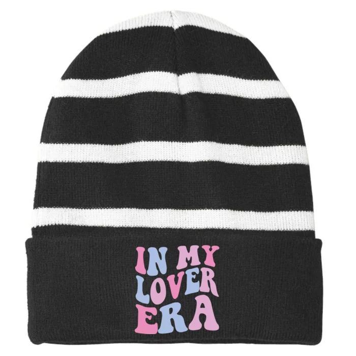 In My Lover Era Striped Beanie with Solid Band