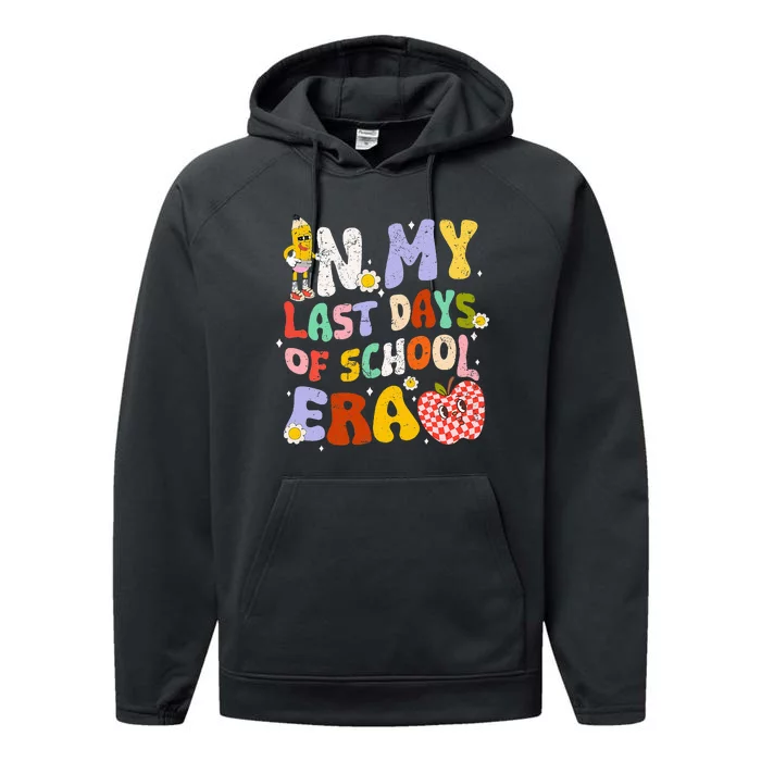 In My Last Day Of School Era Teacher Performance Fleece Hoodie