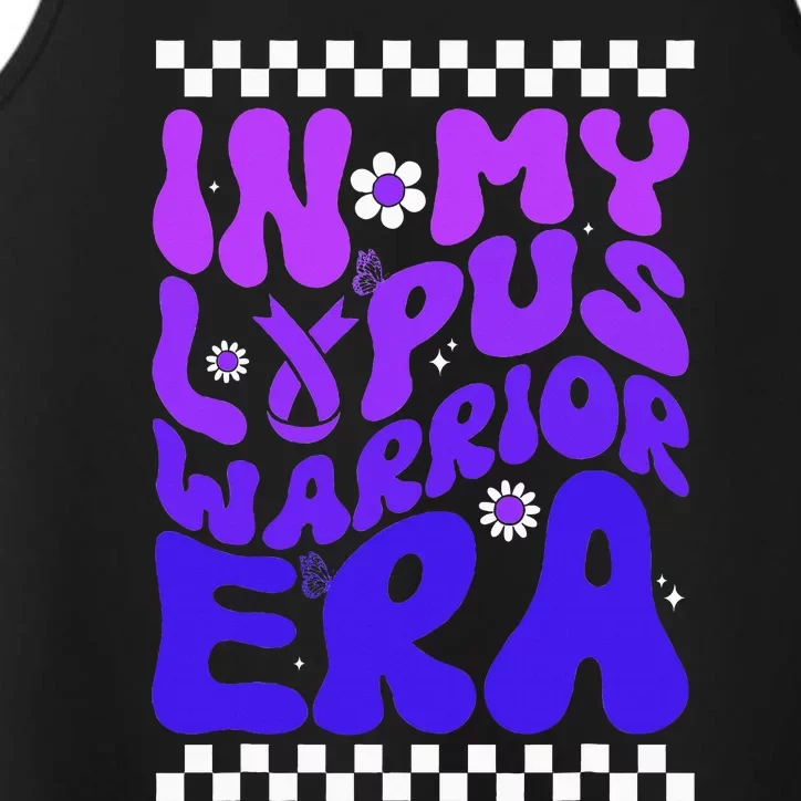 In My Lupus Warrior Era Purple Ribbon Lupus Awareness Performance Tank