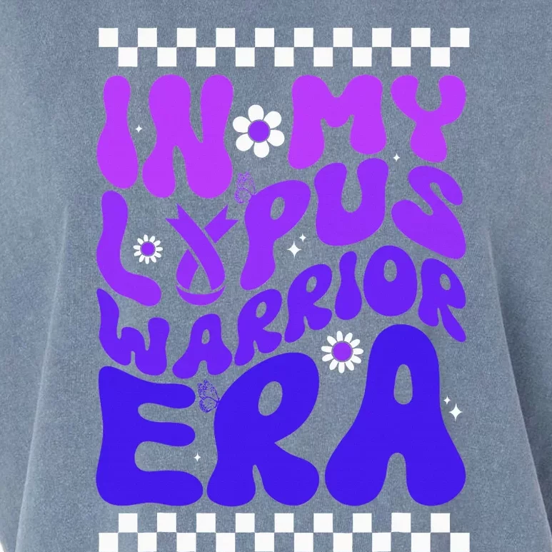 In My Lupus Warrior Era Purple Ribbon Lupus Awareness Garment-Dyed Women's Muscle Tee