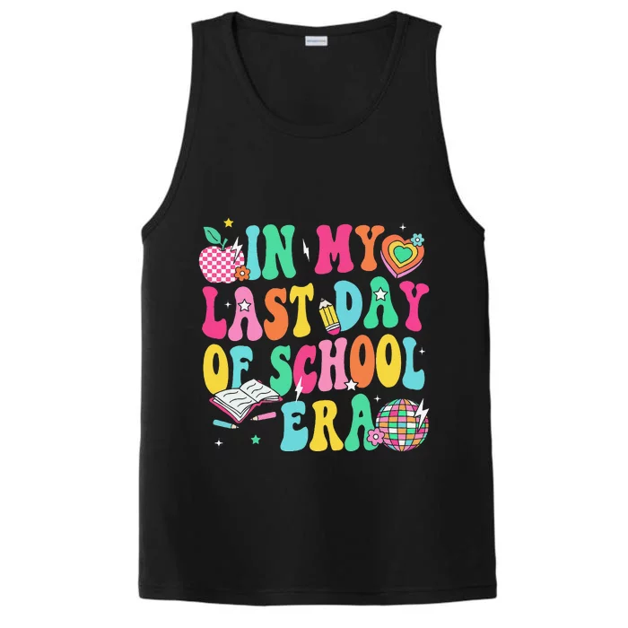 In My Last Day Of School Era Teacher Graduation Performance Tank