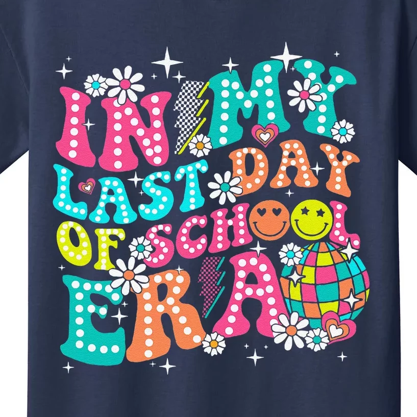 In My Last Day Of School Era Teacher Hello Summer Kids T-Shirt