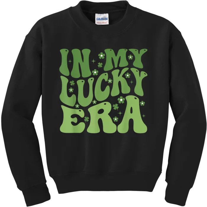 In My Lucky Era St PatrickS Day Kids Sweatshirt