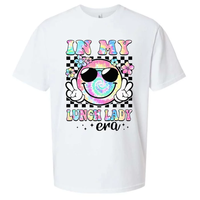 In My Lunch Lady Era Groovy Retro Back To School Funny Sueded Cloud Jersey T-Shirt