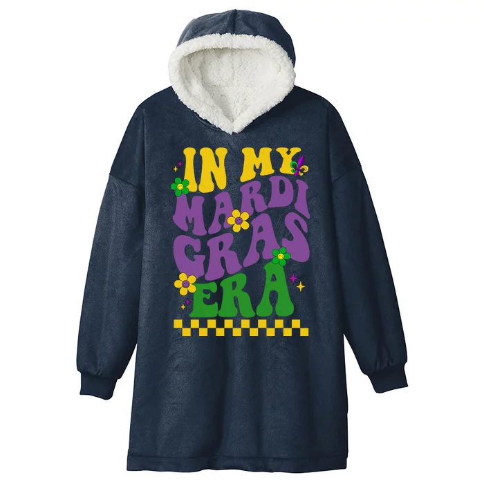 In My Mardi Gras Era Festive Party Hooded Wearable Blanket