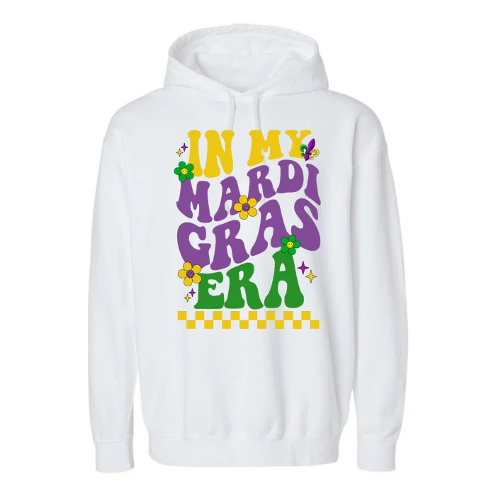 In My Mardi Gras Era Festive Party Garment-Dyed Fleece Hoodie