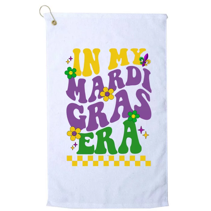 In My Mardi Gras Era Festive Party Platinum Collection Golf Towel