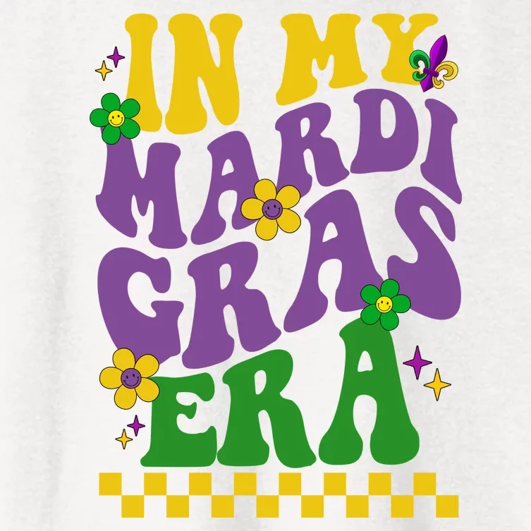 In My Mardi Gras Era Festive Party Women's Crop Top Tee