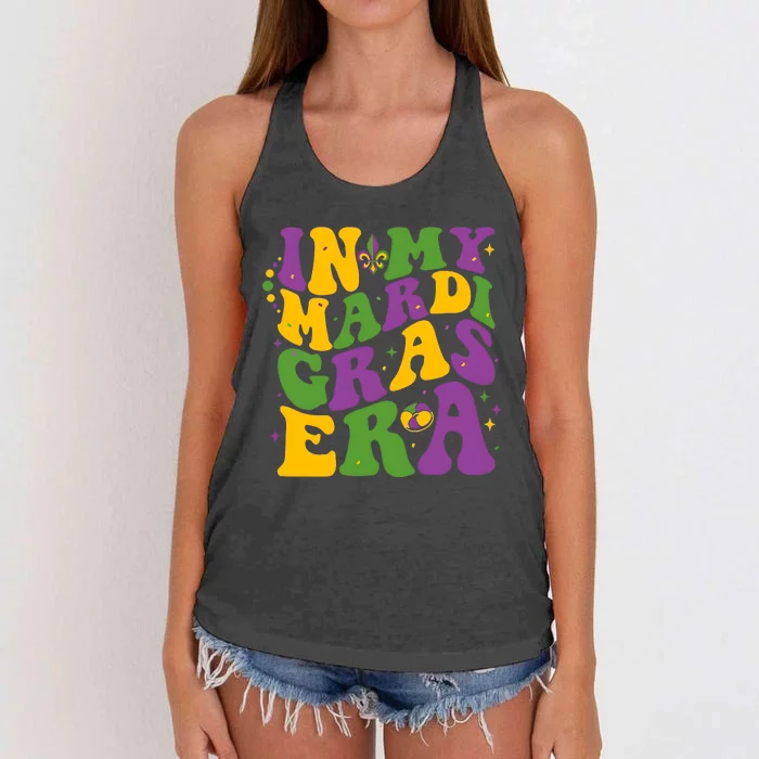 In My Mardi Gras Era Funny Holiday Women's Knotted Racerback Tank