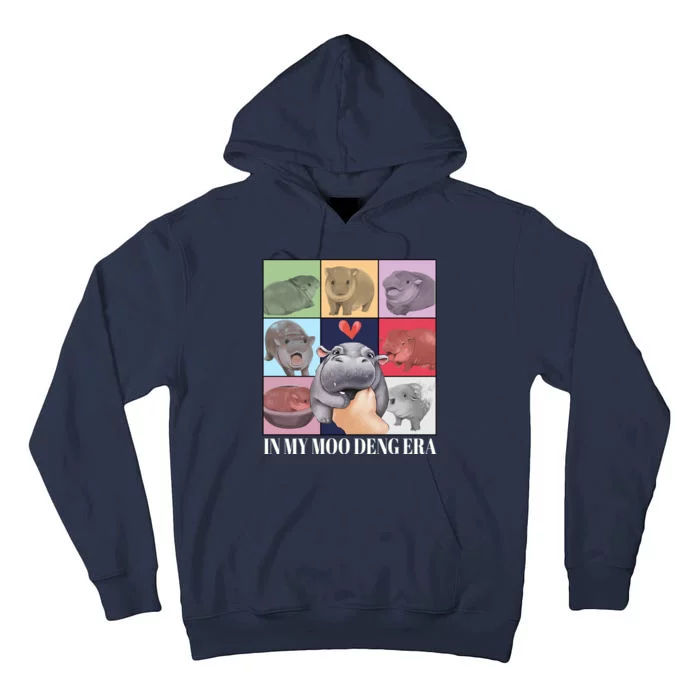 In My Moo Deng Era Funny Hippo Meme Tall Hoodie