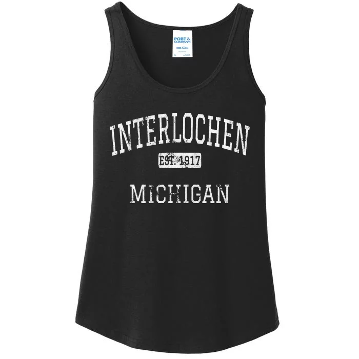 Interlochen Michigan MI Vintage Ladies Essential Tank