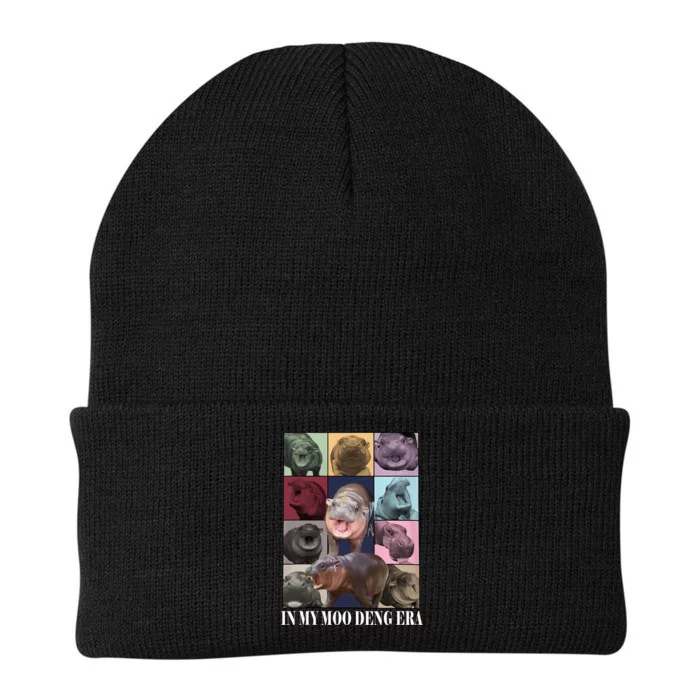 In My Moo Deng Era  Moo Deng Lover Knit Cap Winter Beanie