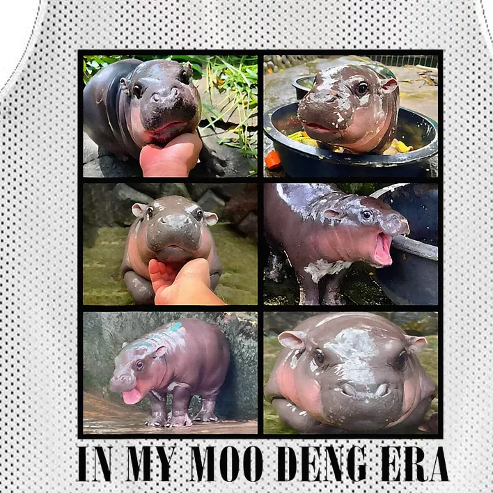 In My Moo Deng Era  Moo Deng Lover Mesh Reversible Basketball Jersey Tank