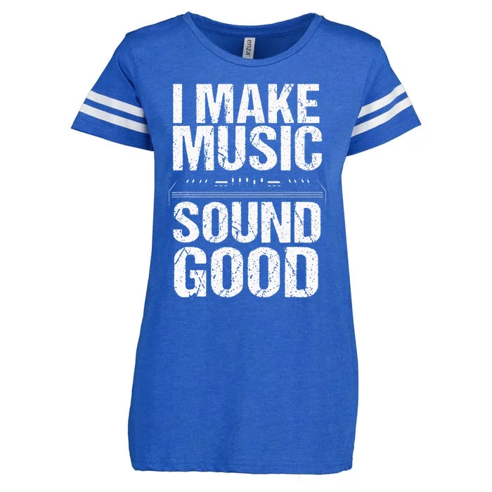 I Make Music Sound So Good Audio Sound Engineer Recording Enza Ladies Jersey Football T-Shirt