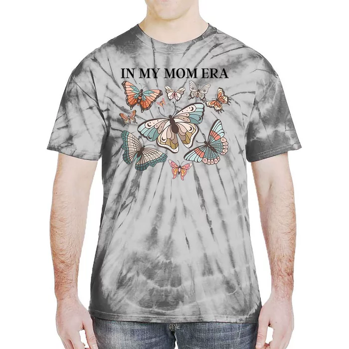 In My Mom Era Butterfly Tie-Dye T-Shirt