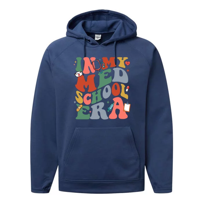 In My Med School Era Medical Student Performance Fleece Hoodie