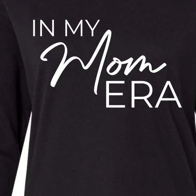 In My Mom Era Cute Gift Womens Cotton Relaxed Long Sleeve T-Shirt