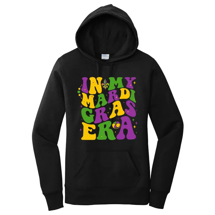 In My Mardi Gras Era Festival Retro Carnival Party Holiday Women's Pullover Hoodie