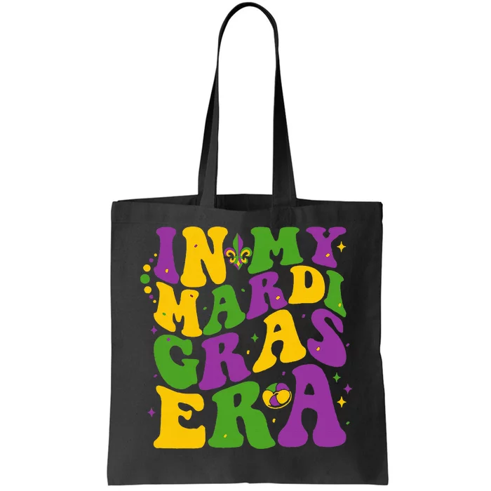 In My Mardi Gras Era Festival Retro Carnival Party Holiday Tote Bag