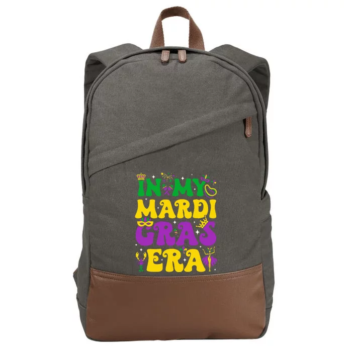 In My Mardi Gras Era Carnival Mardi Gras Cotton Canvas Backpack