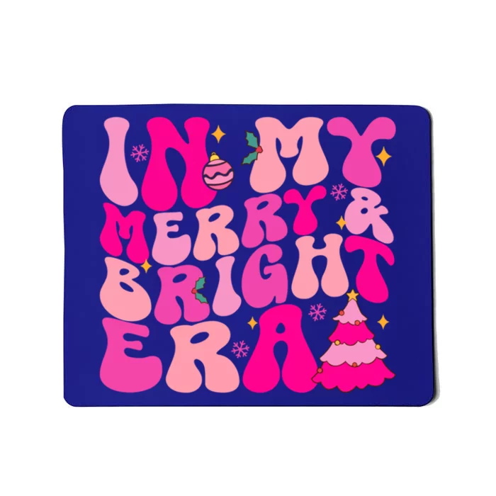 In My Merry And Bright Era Christmas Santa Xmas Groovy Retro Cute Gift Mousepad