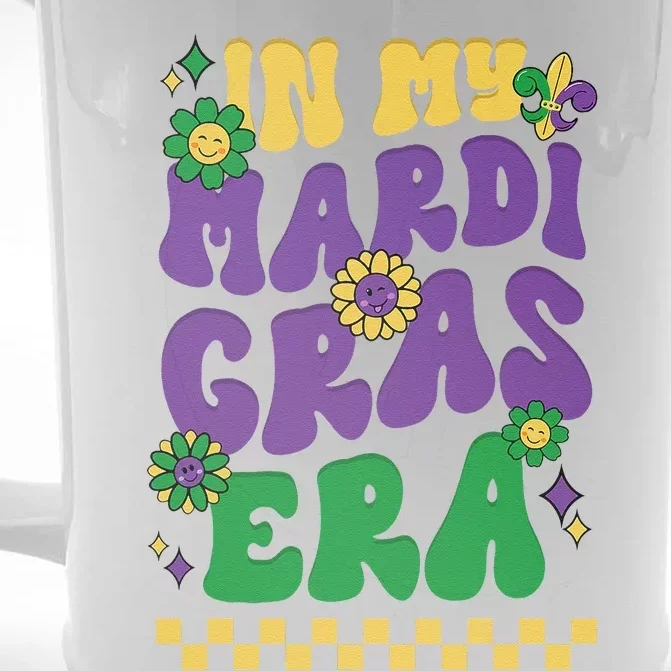 In My Mardi Gras Era Festival Retro Carnival Holiday Front & Back Beer Stein