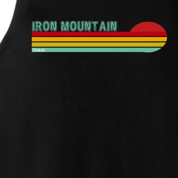 Iron Mountain Michigan Ladies Tri-Blend Wicking Tank