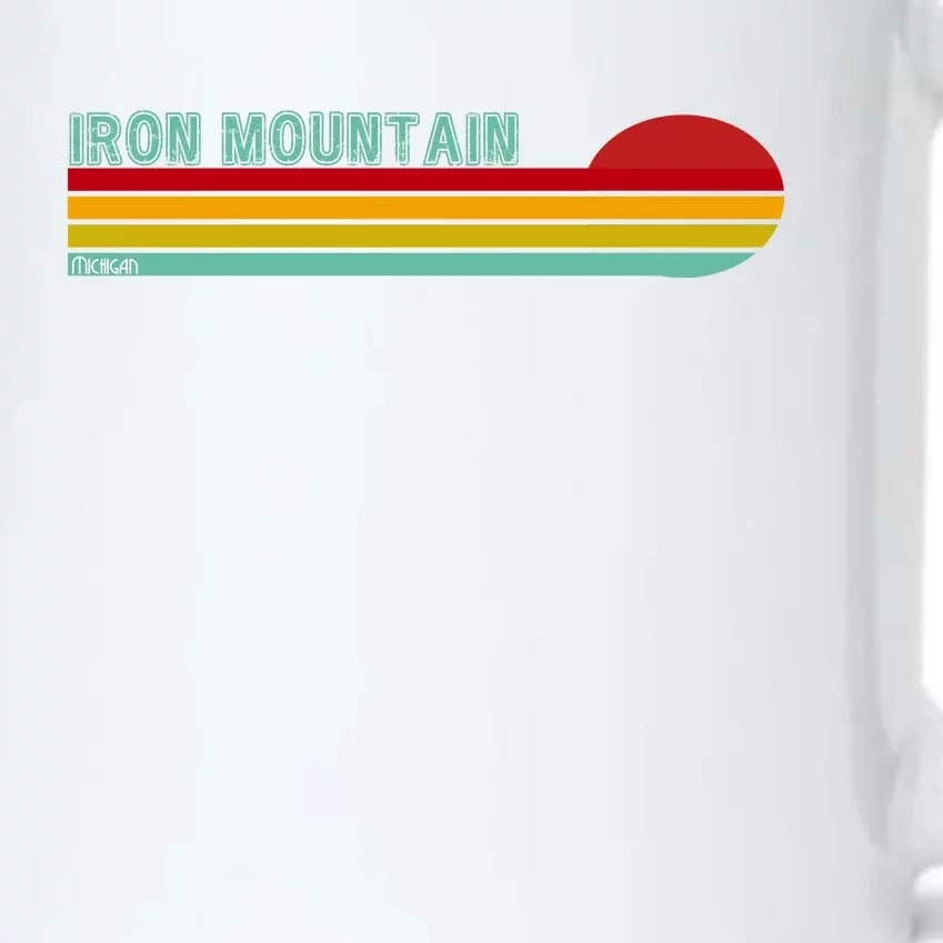 Iron Mountain Michigan Black Color Changing Mug