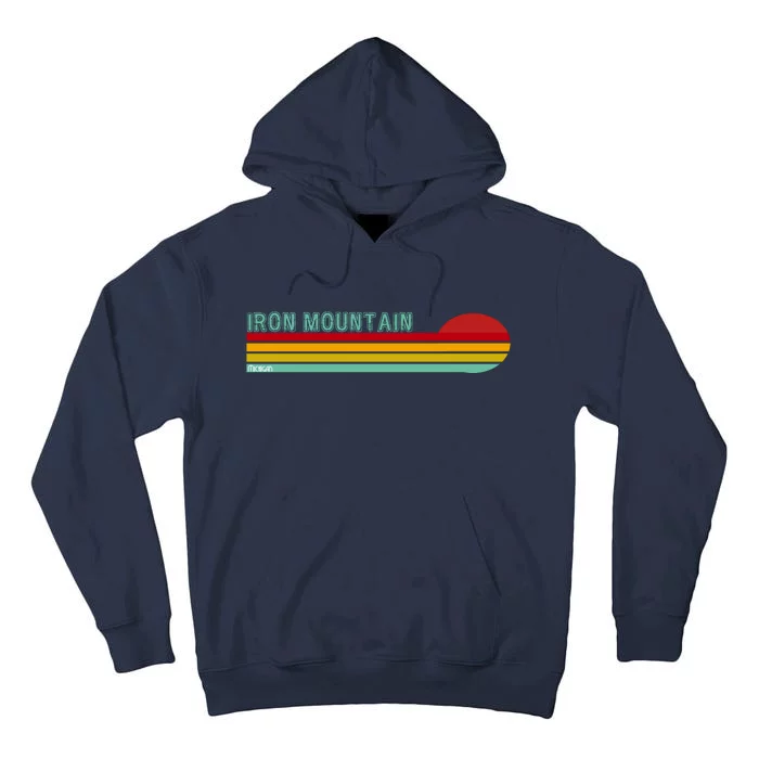 Iron Mountain Michigan Tall Hoodie