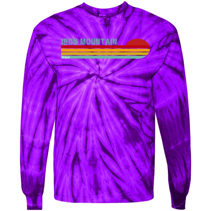 Iron Mountain Michigan Tie-Dye Long Sleeve Shirt