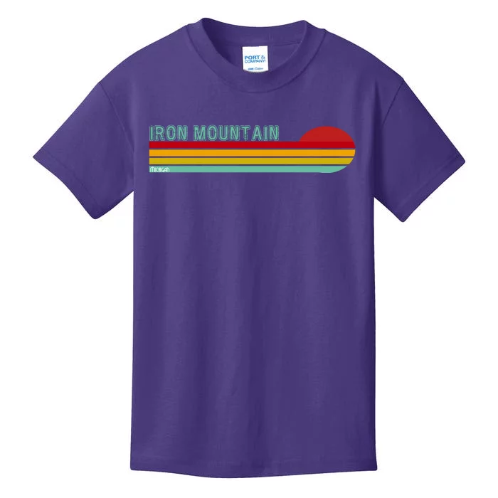 Iron Mountain Michigan Kids T-Shirt