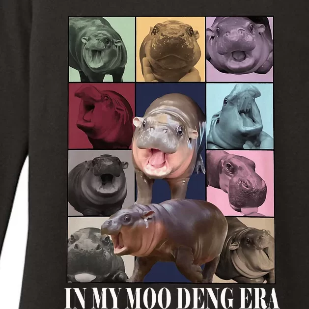 In My Moo Deng Era  Moo Deng Lover Womens CVC Long Sleeve Shirt