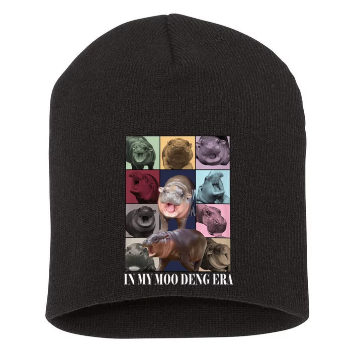 In My Moo Deng Era  Moo Deng Lover Short Acrylic Beanie