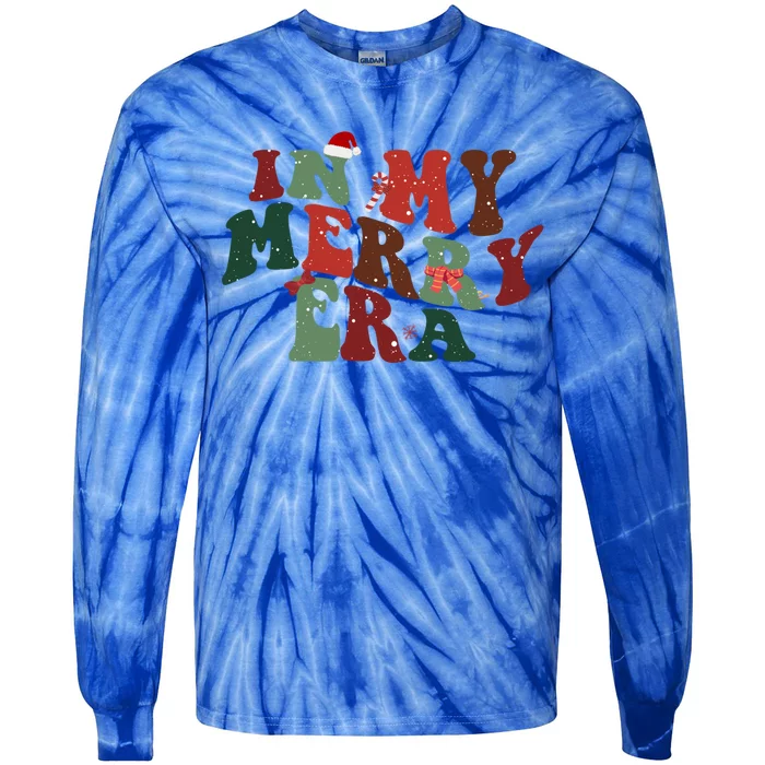 In My Merry Era Retro Christmas Xmas Holiday Meaningful Gift Tie-Dye Long Sleeve Shirt