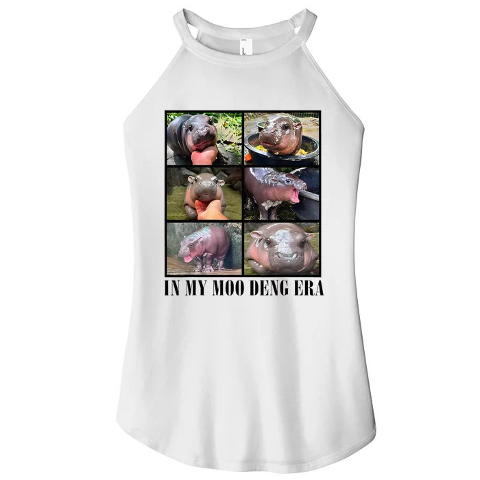 In My Moo Deng Era  Moo Deng Lover Women’s Perfect Tri Rocker Tank