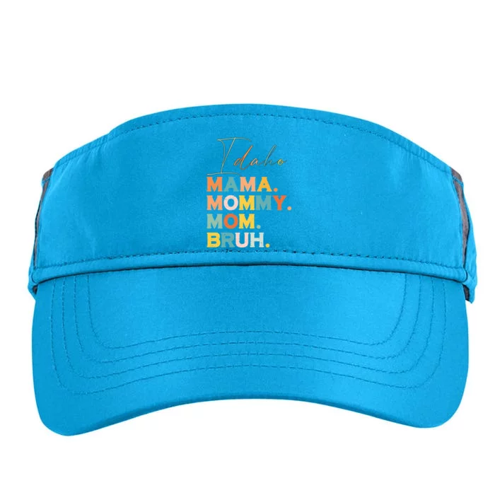 Idaho Mama Mommy Mom Bruh Funny Mothers Day Funny Gift For Mom Gift Adult Drive Performance Visor