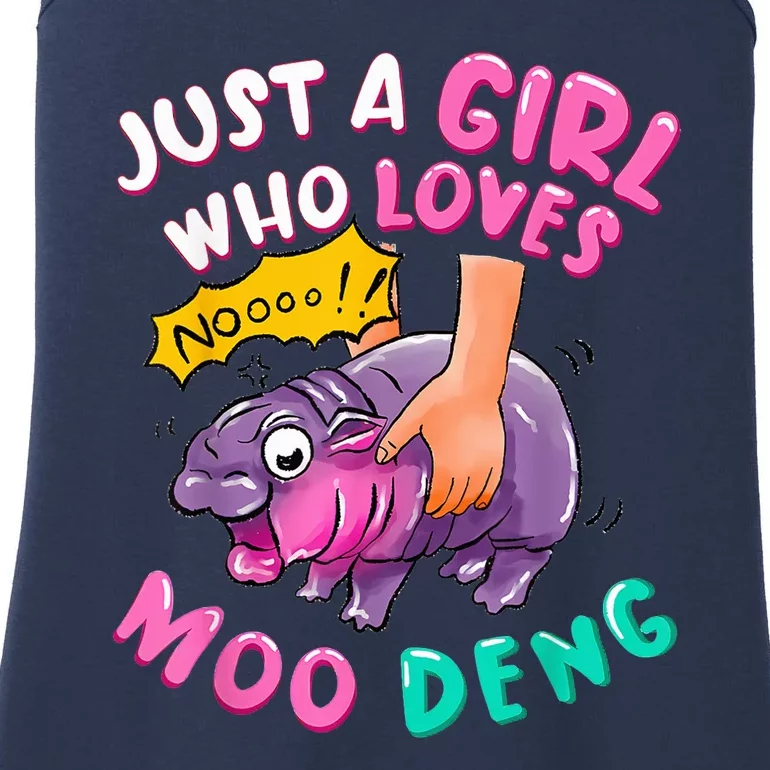 In My Moo Deng Era  Moo Deng Lover Just A Girl Who Loves Moo Deng Ladies Essential Tank