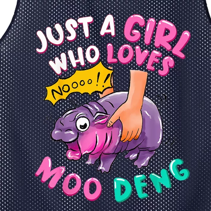 In My Moo Deng Era  Moo Deng Lover Just A Girl Who Loves Moo Deng Mesh Reversible Basketball Jersey Tank