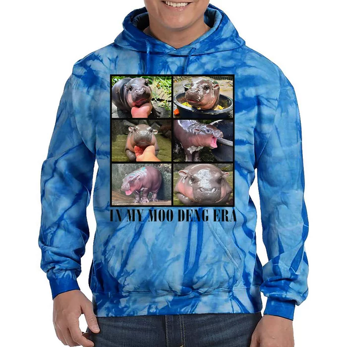 In My Moo Deng Era  Moo Deng Lover Gift Tie Dye Hoodie