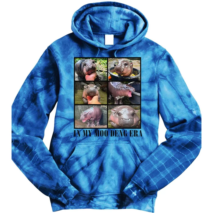 In My Moo Deng Era  Moo Deng Lover Gift Tie Dye Hoodie