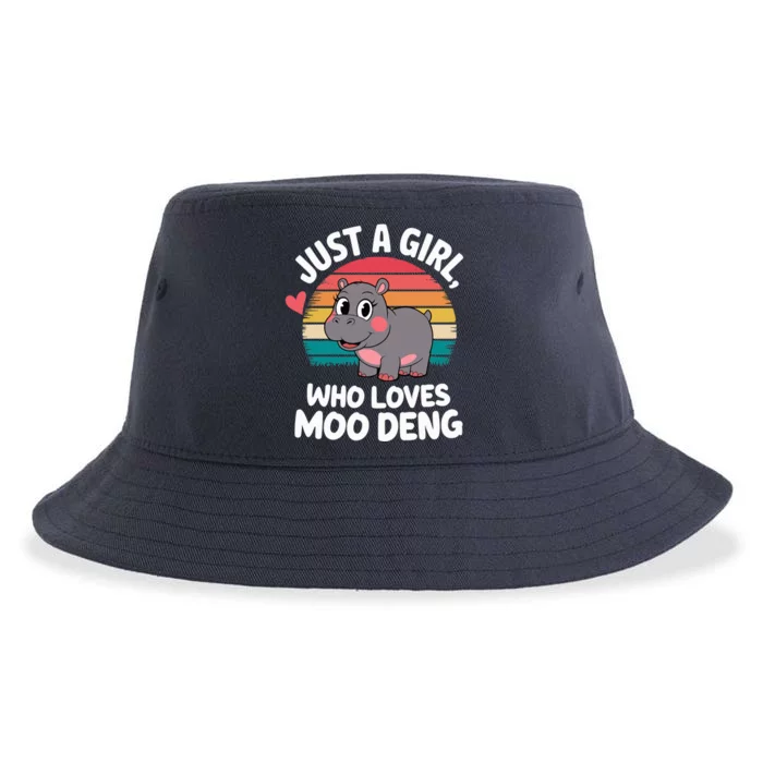 In My Moo Deng Era  Moo Deng Lover Just A Girl Who Loves Moo Deng Sustainable Bucket Hat