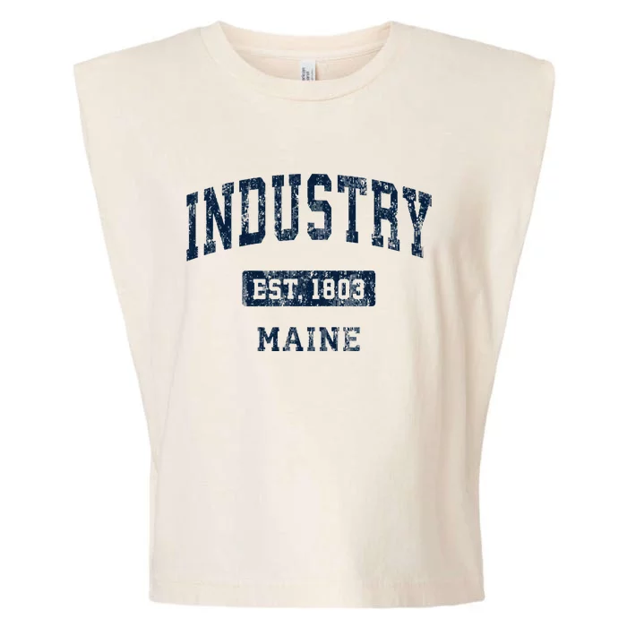 Industry Maine Me Vintage Sports Established Garment-Dyed Women's Muscle Tee