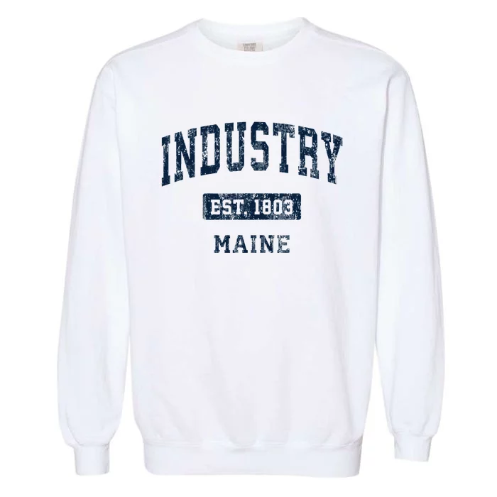 Industry Maine Me Vintage Sports Established Garment-Dyed Sweatshirt