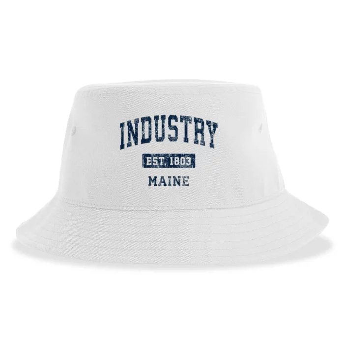 Industry Maine Me Vintage Sports Established Sustainable Bucket Hat