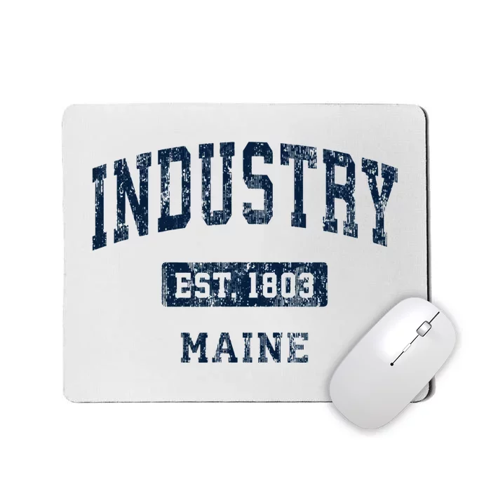 Industry Maine Me Vintage Sports Established Mousepad