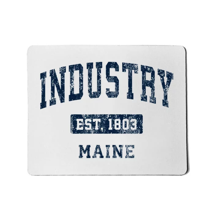 Industry Maine Me Vintage Sports Established Mousepad