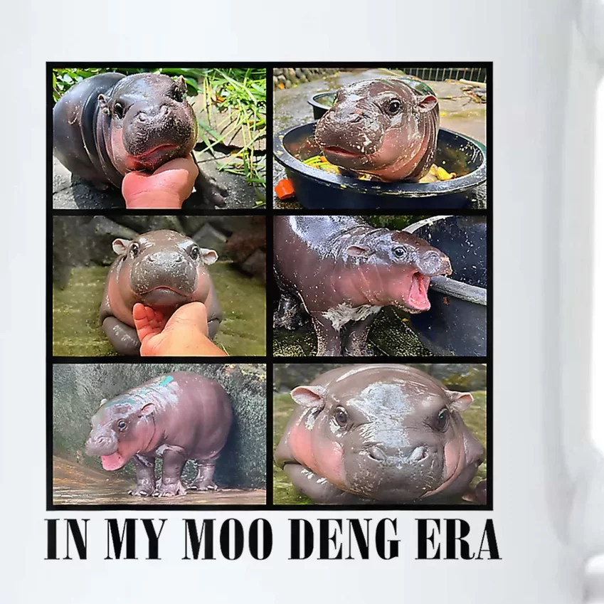 In My Moo Deng Era  Moo Deng Lover Loves Moo Deng Meme Black Color Changing Mug