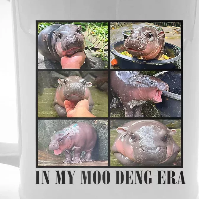 In My Moo Deng Era  Moo Deng Lover Loves Moo Deng Meme Front & Back Beer Stein