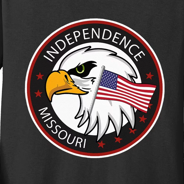 Independence Missouri MO Kids Long Sleeve Shirt